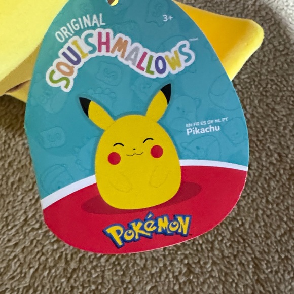 NWT Squishmallows - Pokemon 10" Plush - Pikachu - Picture 6 of 8